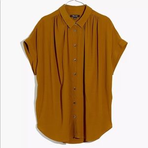 MADEWELL Central Drapey Shirt size L